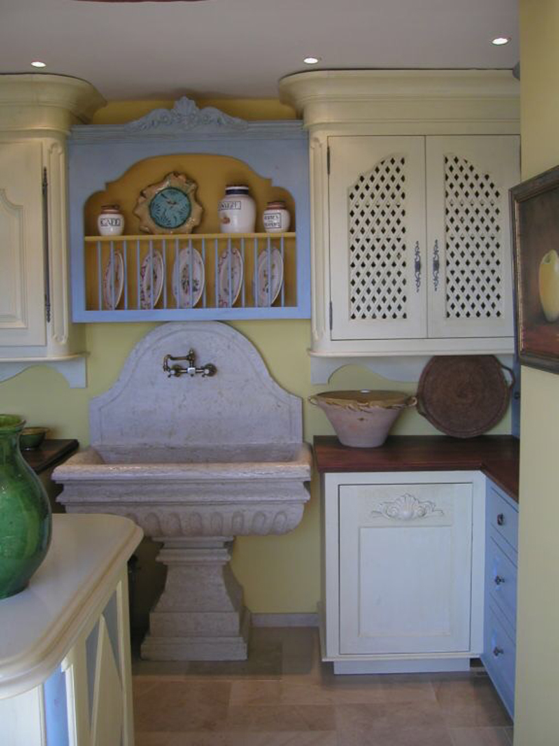 Stone kitchen sink